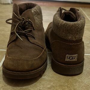UGG Brown Chukka Boots with Suede Finish
